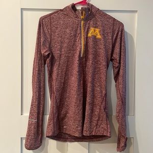 Nike dri-fit MN Gophers half zip
